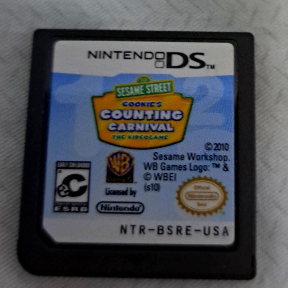 Nintendo ds Sesame street counting carnival